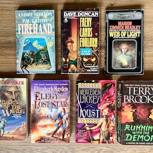 Vintage Assorted Fantasy Paperback Novels//You Choose, Sold Separately