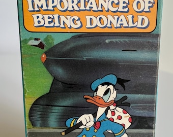 Donald Duck VHS 1986, The Importance of Being Donald Duck, Walt Disney Home Video, Vintage Disney VHS Tape, Collectible Cartoon Video