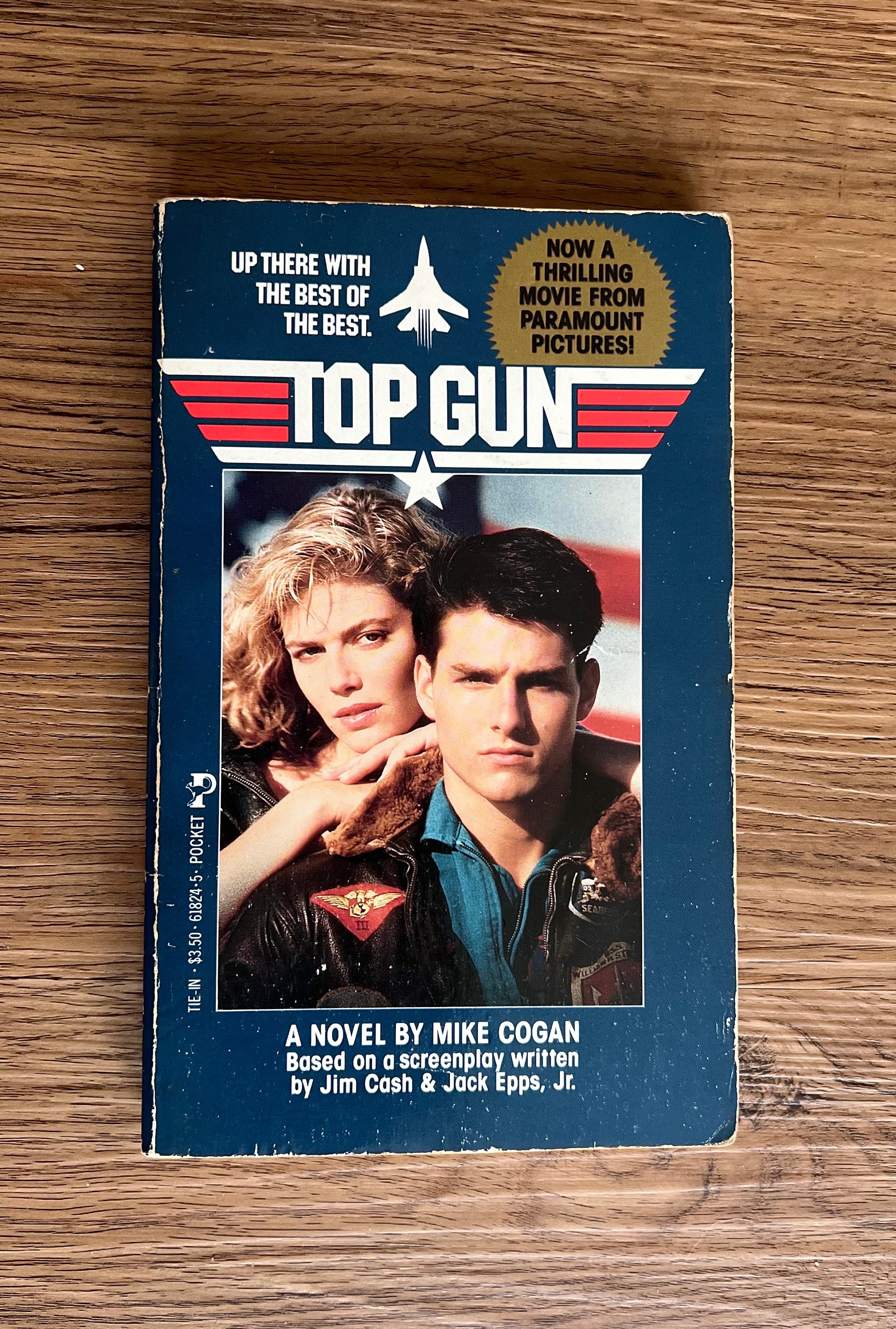 1986 Top Gun Novel by Mike Cogan-media Tie in Edition, First