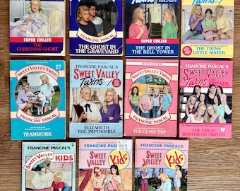 Vintage Sweet Valley Books, Francine Pascal, 80s-90s, Choose Your Own