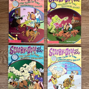 Scooby-Doo! And You Chapter Book Set/Vintage Cartoon Network Paperback Kids 2000 Hanna-Barbera//A Collect the Clues Mystery