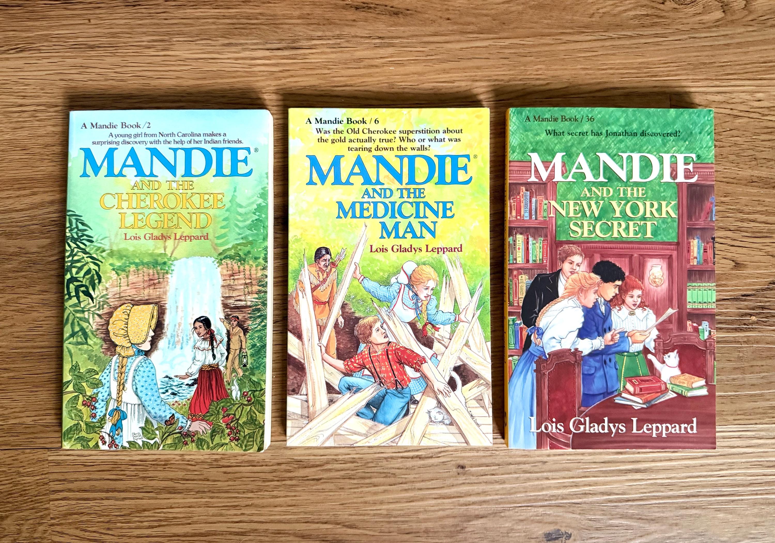 Vintage Mandie Books by Lois Gladys Leppard Christian Historical Mystery Series