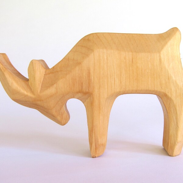 Fighting Goat, Running Goat, Wooden Expressive Animals