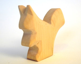 Squirrel, Wooden Animal, Waldorf Toy, Woodworking, Natural Toy, Talisman, Toddler Toy, Wooden Squirrel