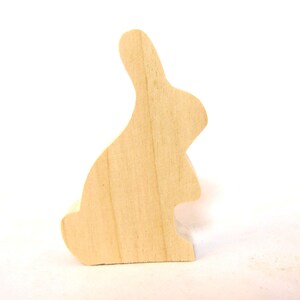 Three Wood cutouts, Unfinished Wooden animals, Smaller Size Animals image 3