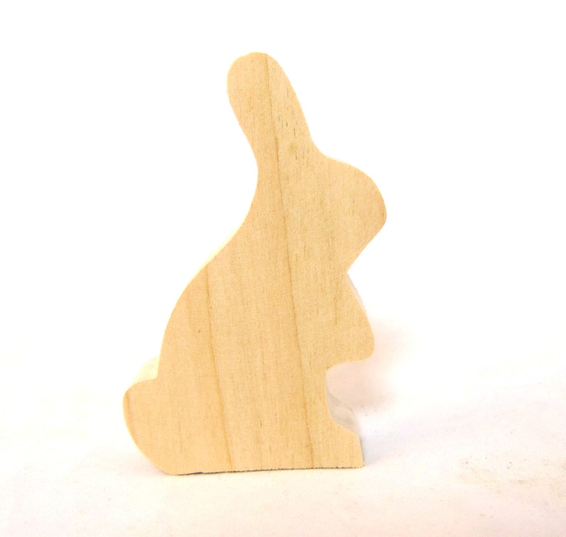 Three Wood cutouts, Unfinished Wooden animals, Smaller Size Animals image 3