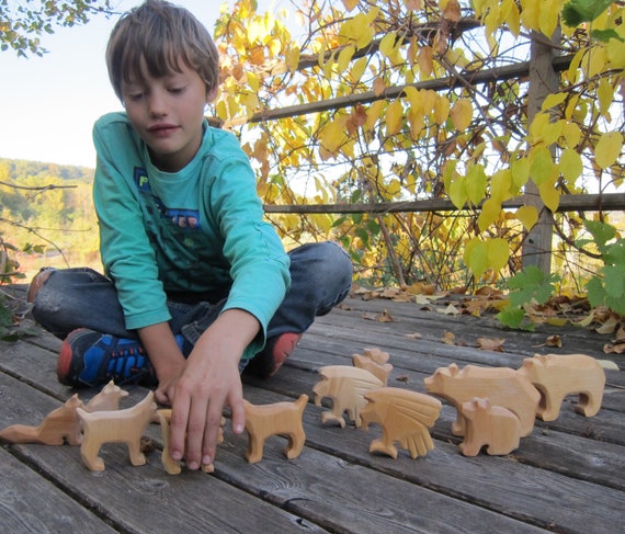 Waldorf Toys Based on a Story, Wooden Animal Toys, Waldorf Wooden Toys 