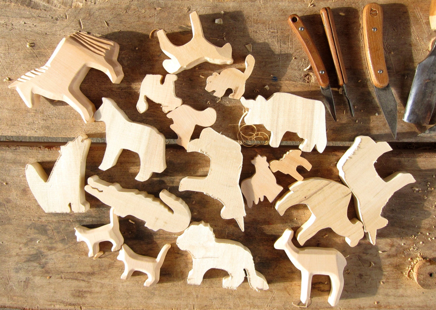 48 Pezzi Animali In Legno Da Dipingere Con Corde - Farfalle, Libellule, Lumache E Fiori - Fai Da Te Bambini - 3