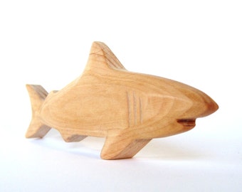 Shark, Wooden Animals, Sea Animals, Wooden Shark, Ecological Toys, Waldorf Toys,