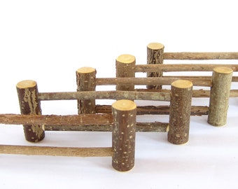 Fences for a Paddock Made from Hazelnut, 5 Pieces