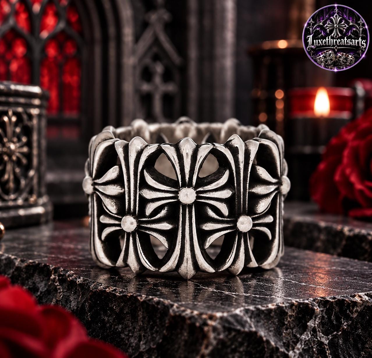 Chrome Hearts Ring Cemetery - Etsy