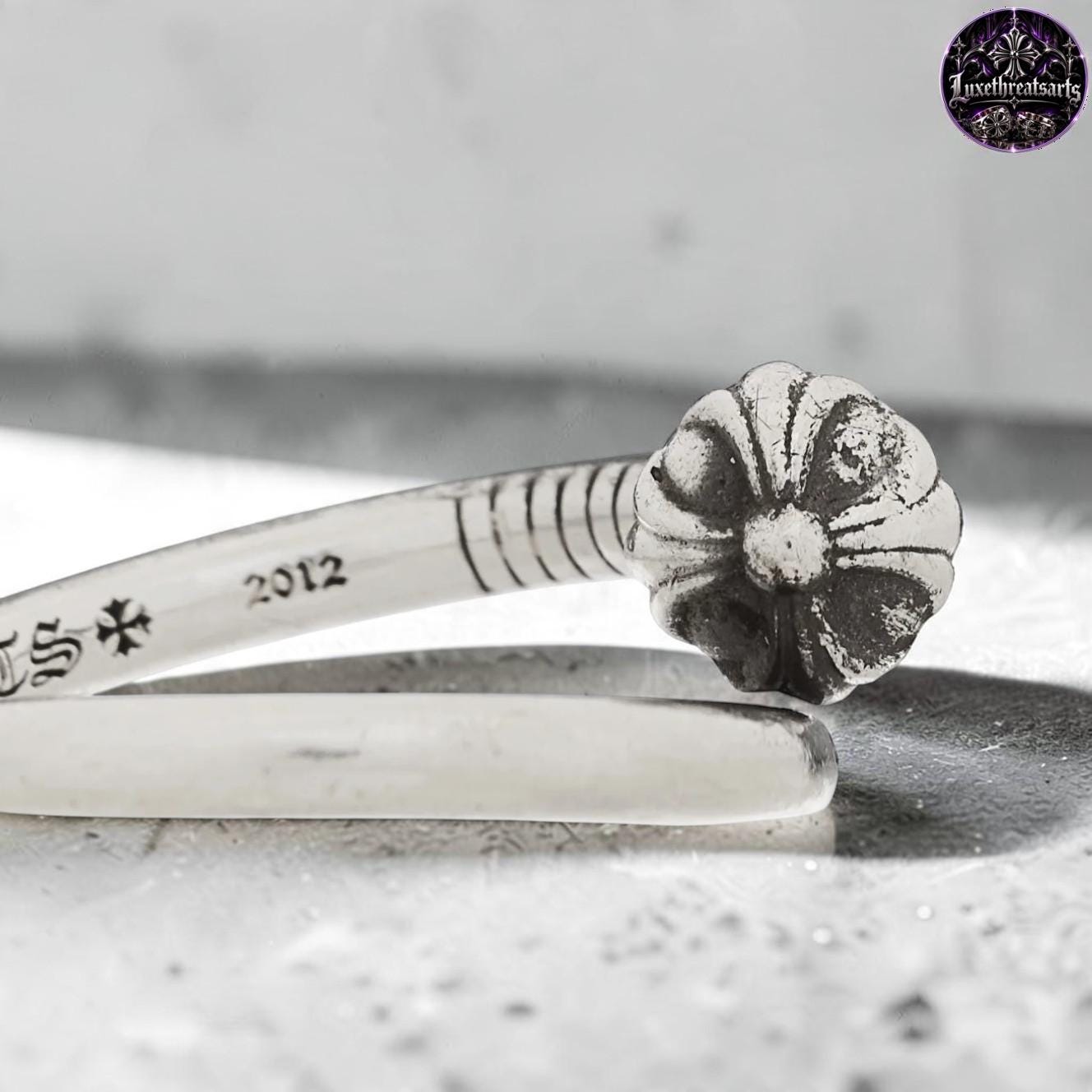 Chrome Hearts Ring Floral - Etsy