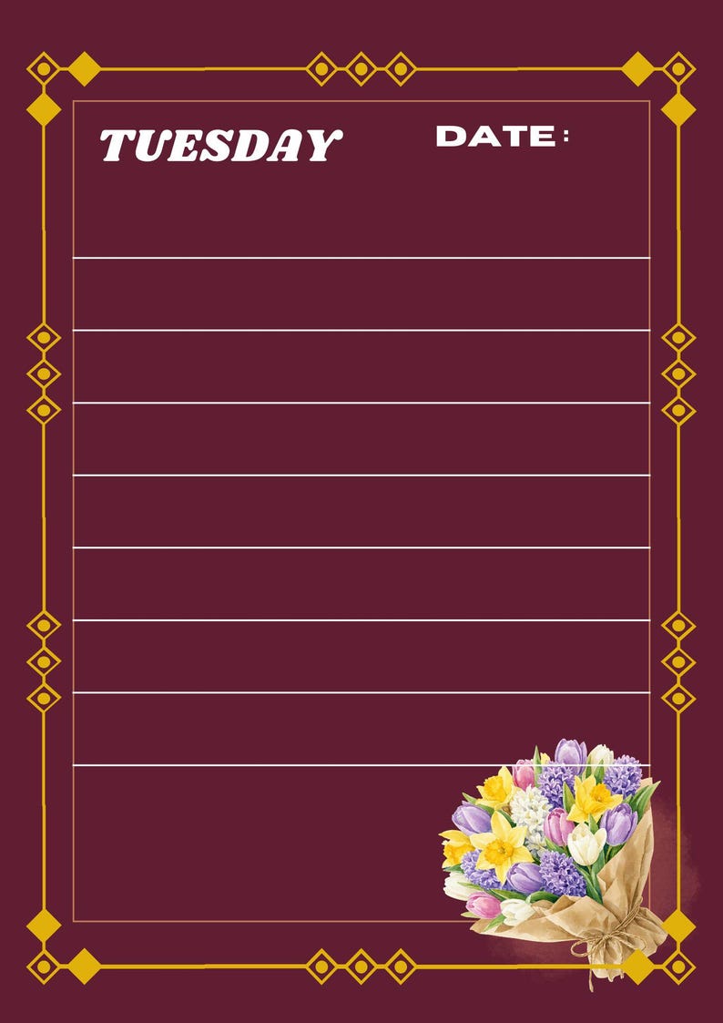 2026 Daily Planner Printable PDF | Editable Canva | Digital Product ...
