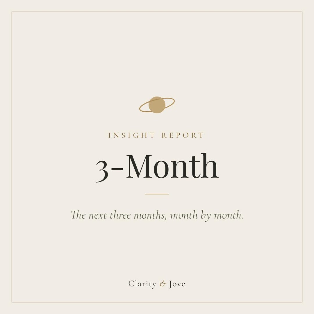 3 Month Tarot Reading, Written PDF Report, Next Three Months Forecast ...