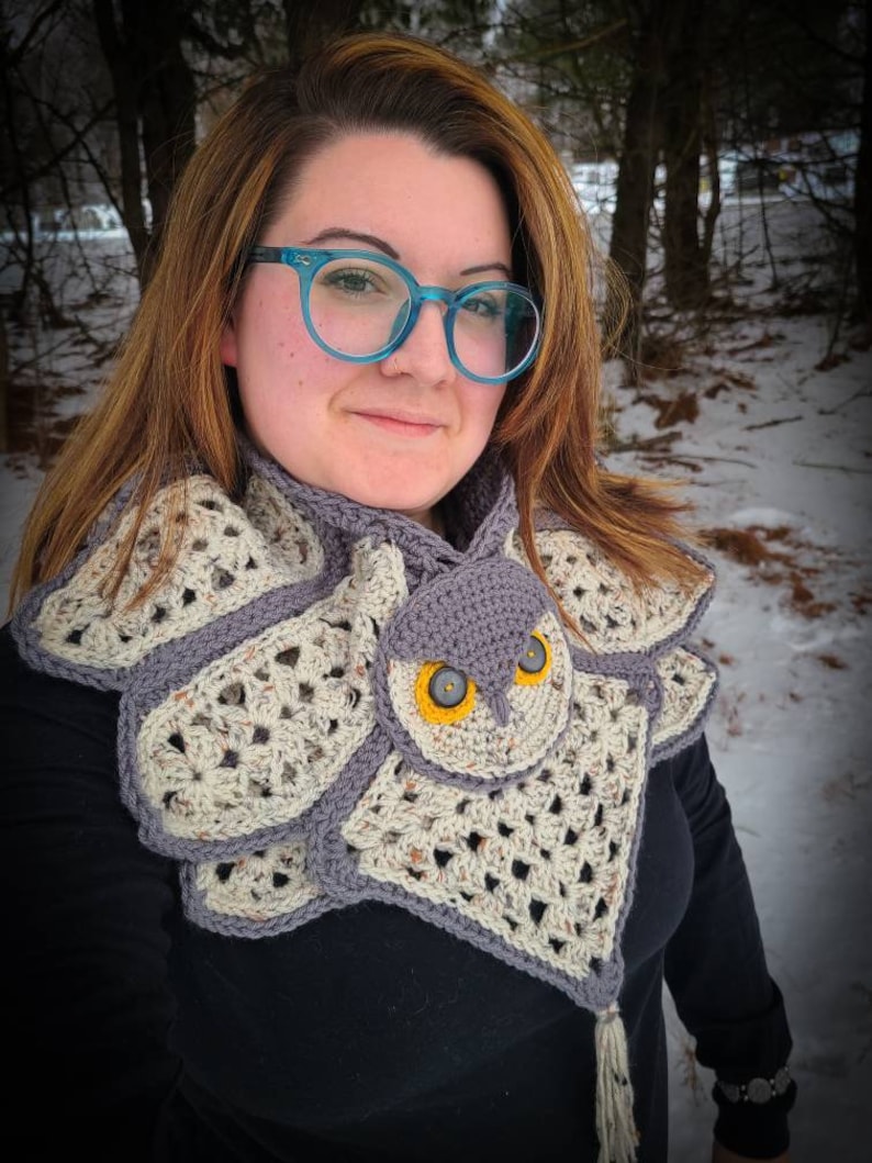 Flying Owl Wrap Crochet Pattern Crochet Pattern Only Instant Etsy