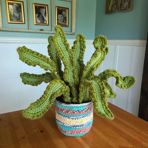 Crochet Houseplant Pattern snake plant crochet pattern