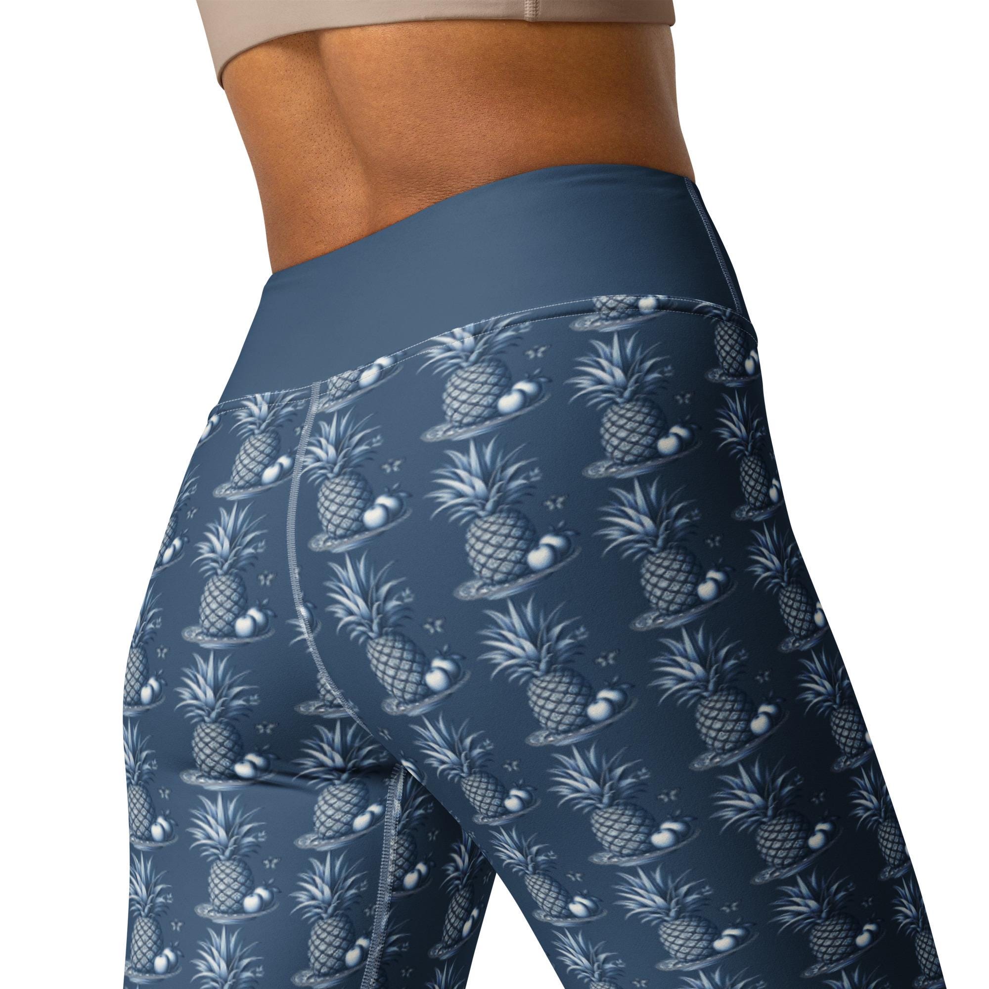 LEGGING ONÇA TROPICAL VIOLETA CASTANHO