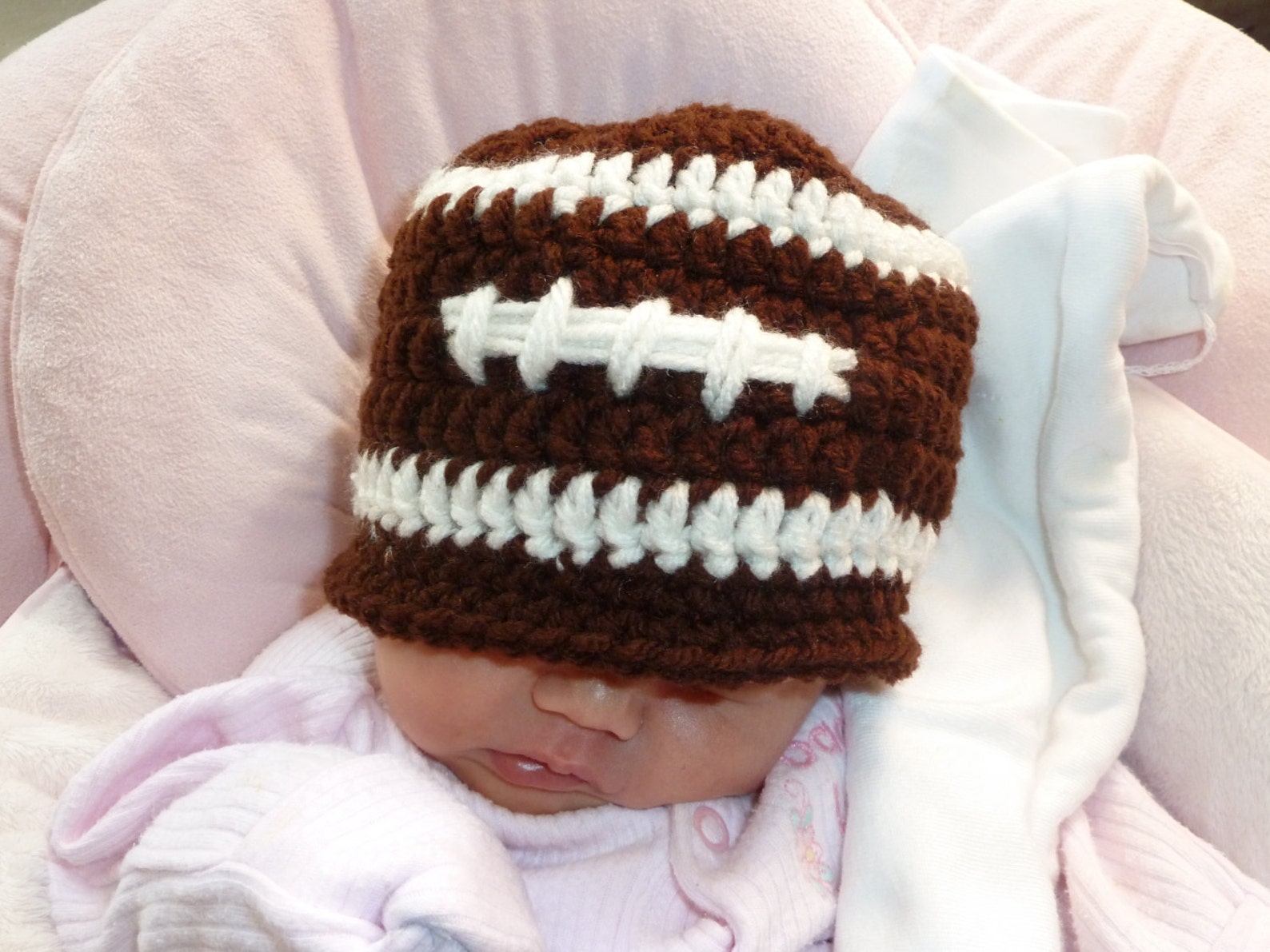 Newborn Football Beanie baby footbal infant football hat Etsy