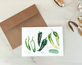 Green chile card