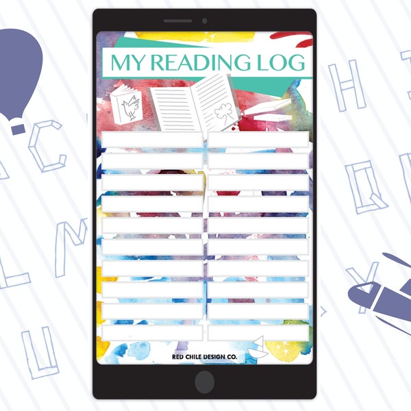 My Reading Log | Digital Download