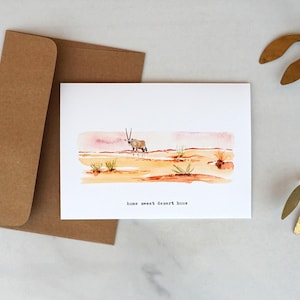Carte « Home Sweet Desert Home » du sud-ouest