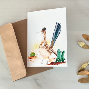Roadrunner, leere Karte, vertikal