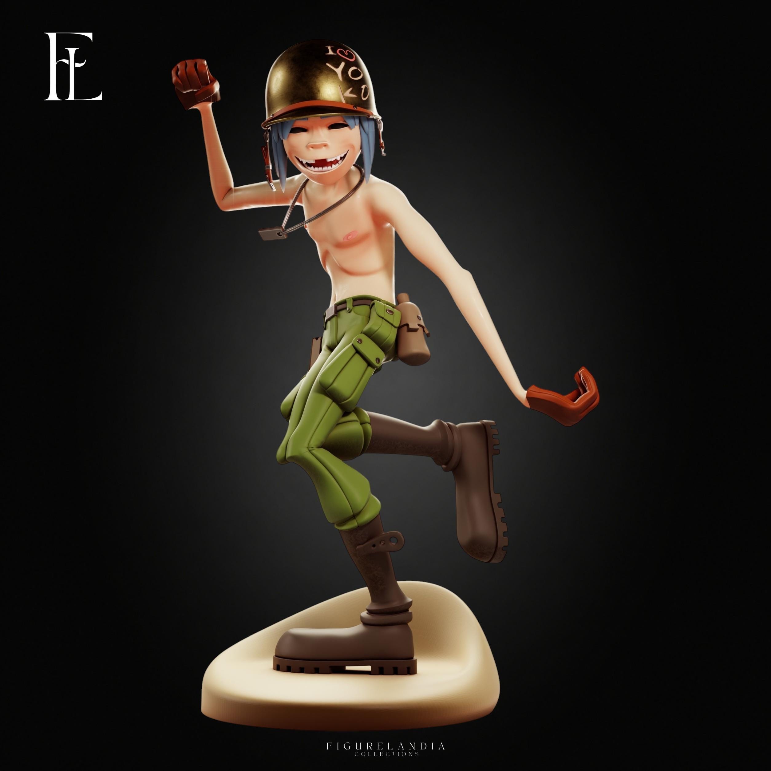 2d Figure Gorillaz - Etsy