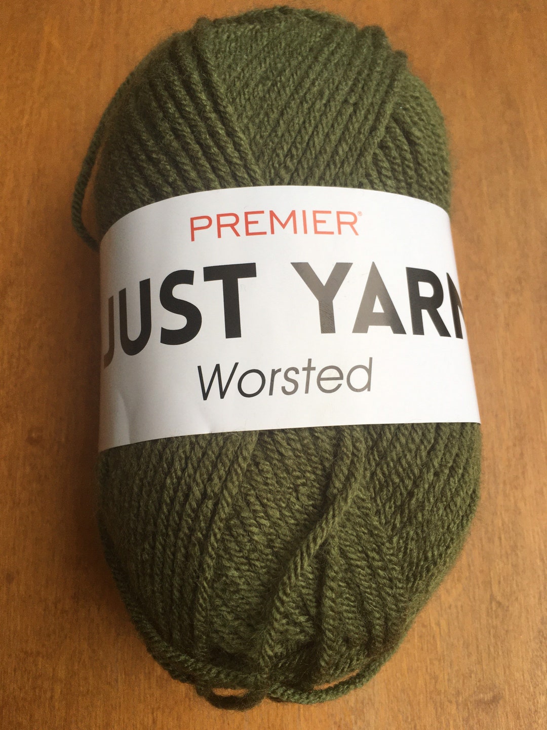 Premier Just Yarn Worsted, Leaf Green Color 1116-71, for Plastic Canvas ...