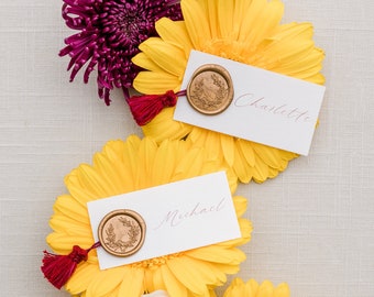 Calligraphy Fine Art Wedding Reception Place Cards, Place Tags, Wedding Name Cards, Escort Tags