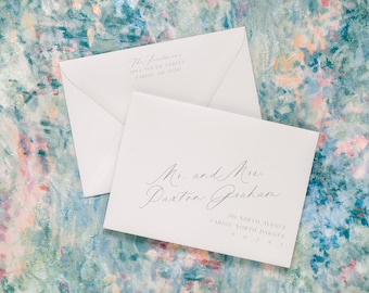 Calligraphy Addressing Envelopes