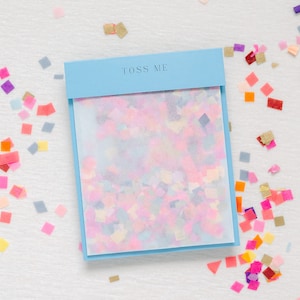 Wedding Confetti Pouches Rainbow Colored - Biodegradable - Set of 10