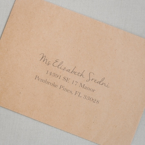 Tea Party Tea Bag Bridal Wedding Shower Invitations Personalized Set of 10 image 2