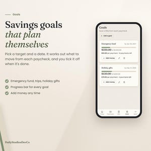 ADHD予算プランナーアプリ：給料と請求書を安全に管理できるアプリ 画像 6