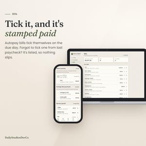 ADHD予算プランナーアプリ：給料と請求書を安全に管理できるアプリ 画像 4