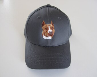 American Staffordshire Terrier embroidered cap