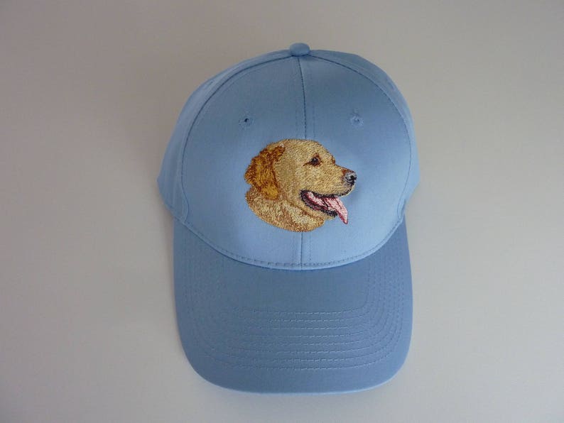 Golden Retriever embroidered cap Etsy