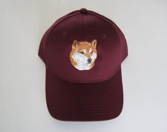 Shiba Inu embroidered cap