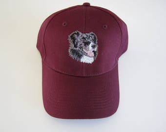 Border Collie embroidered cap