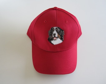 Bernese Mountain Dog embroidered cap