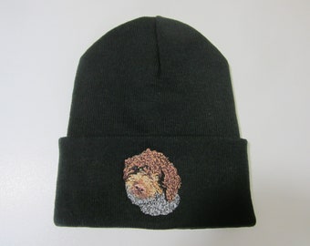 Lagotto Romagnolo embroidered beanie