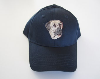 English Mastiff embroidered cap