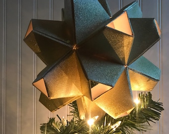Origami Star Tree Topper