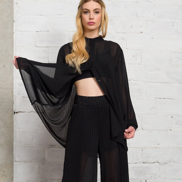 Sheer Harem Pants Etsy