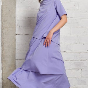 Plus Size Summer Layered Modular Maxi  Dress A92158