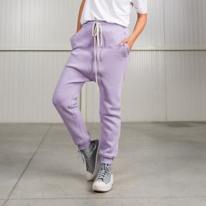 Warm Pants with Ribbed details A92044