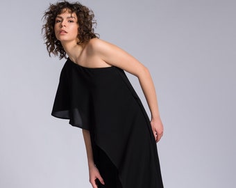 Off Shoulder Jumpsuit, Plus Size Summer Party Jumpsuit , Bohemian Overall  A90027