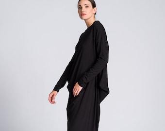 quotes for black dress White Asymmetric Draped Dress – Summer Evenings