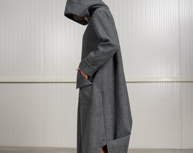 Long Coat with Folded Details A92195