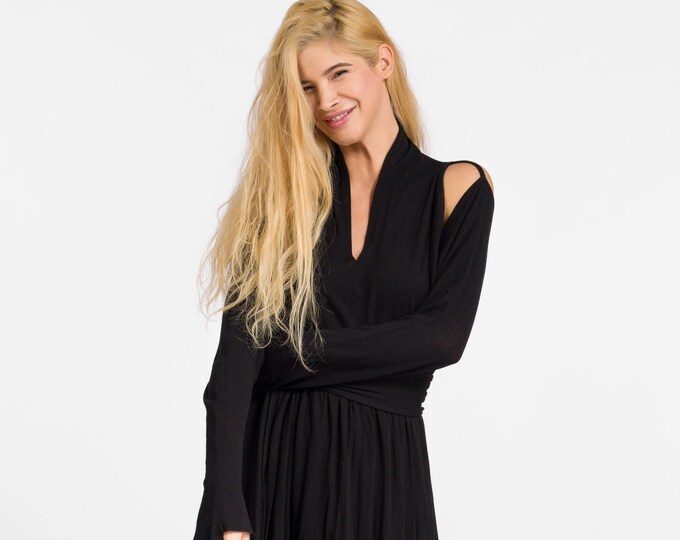 CUT-OUT Shoulders Dress Off shoulder flawless dress A90274