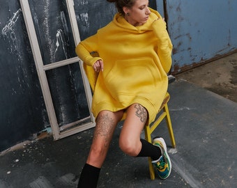 Drop Shoulder Oversized Hoodie  A92039